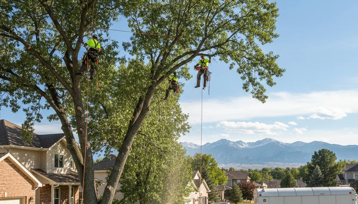 Professional tree removal service in Littleton, CO by certified arborists at Tree Service Littleton