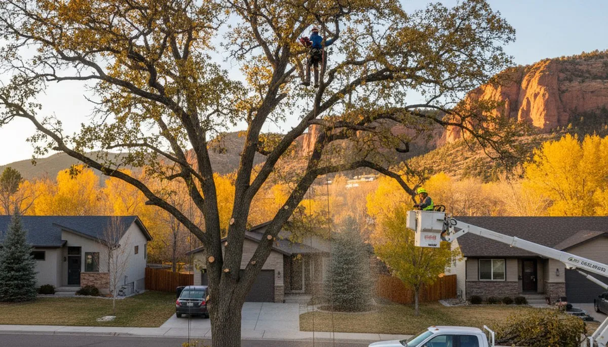 Professional tree removal service in Littleton, CO by certified arborists